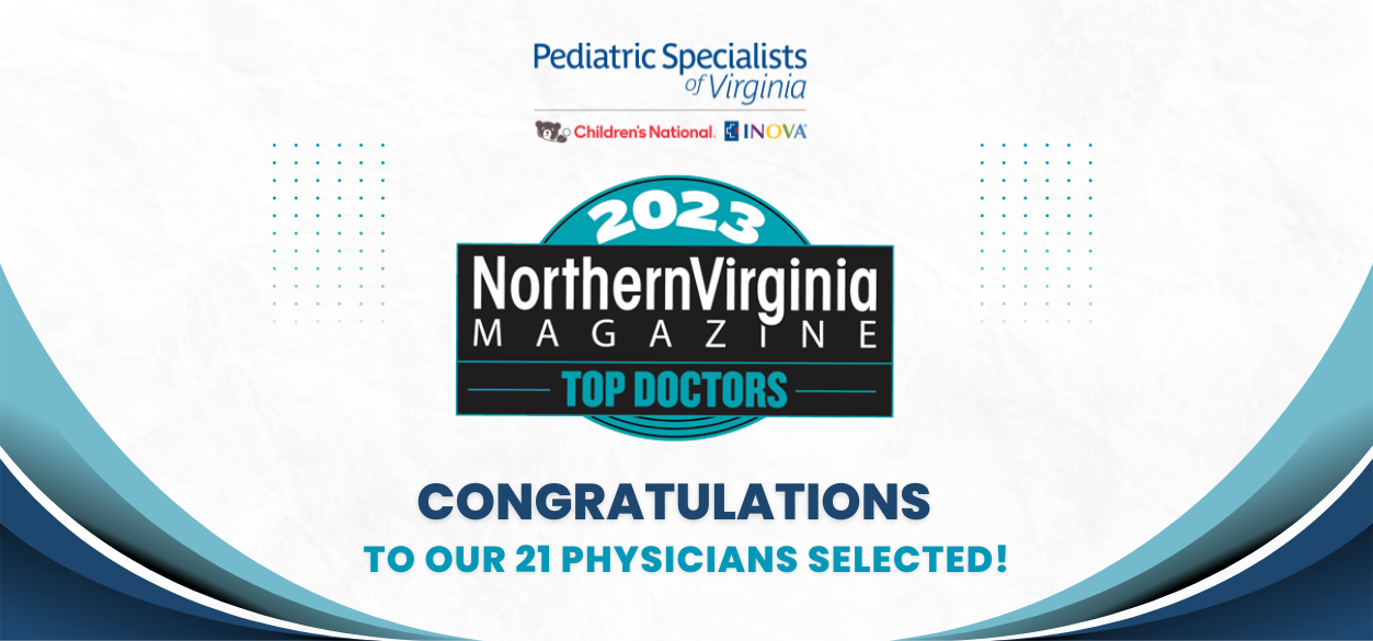 Northern Virginia Magazine's Top Doctors of 2023 Pediatric